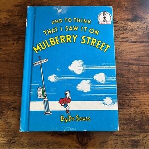 Vintage And to Think That I Saw it on Mulberry Street Dr Seuss Banned Book BCE